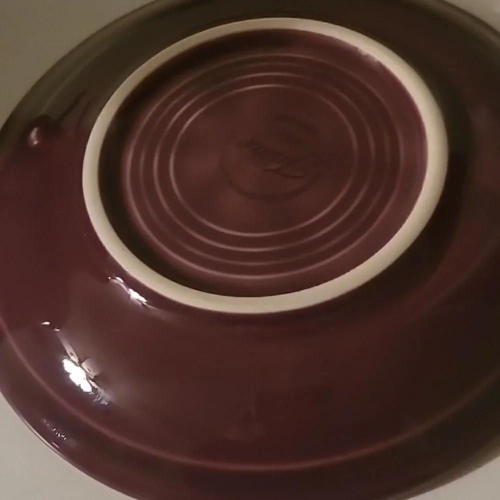 Fiestaware Purple Cup and Saucer Set